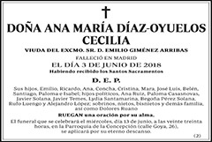 Ana María Díaz-Oyuelos Cecilia